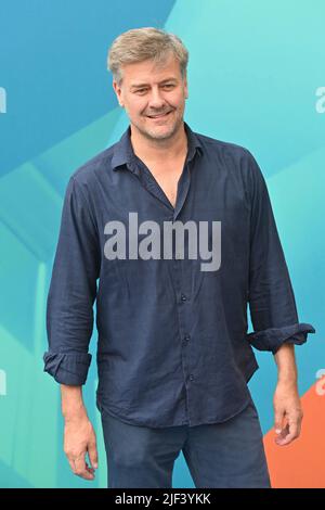 Marcus MITTERMEIER (actor) single image, cut single motif, half figure, half figure. ZDF reception/ Get Together in H`ugo`s Bar on the occasion of the Munich Film Festival on June 28th, 2022 Stock Photo